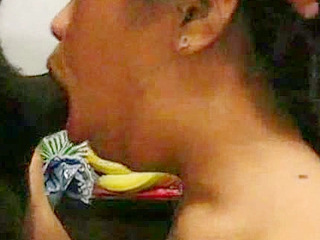 Pussy-licking bitch slobbing on thick meat in Tokyo XXX